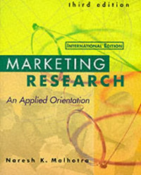 Image of Marketing Research : An Applied Orientation (International Edition)