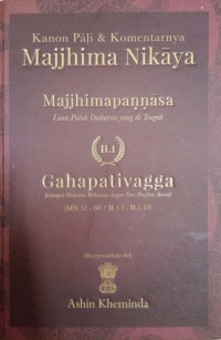 Image of Majjhima Nikaya II.1 ; Gahapativagga