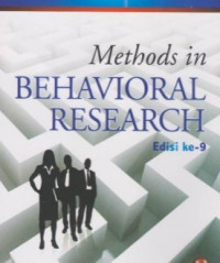 Image of Methods In Behavioral Research