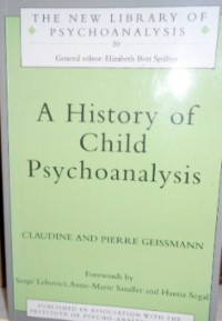 Image of A History Of Child Psychoanalysis