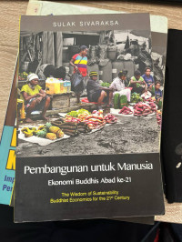 Image of Pembangunan Untuk Manusia Ekonomi Buddhis Abad ke-21